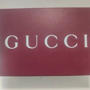 Gucci Authentic Holiday Empty Gift Box 9.5” x 6.75”x 2.75” Maroon